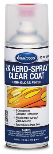 Product Cover Eastwood Durable Paint 2K Aerosol High Gloss Matte Clear Spray 12 Oz