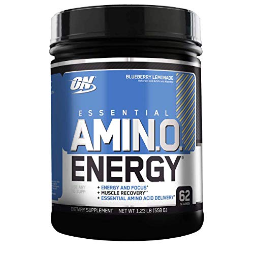 Product Cover Optimum Nutrition Essential Amino Energy with Green Tea and Green Coffee Extract, Flavor: Blueberry Lemonade, 62 Servings