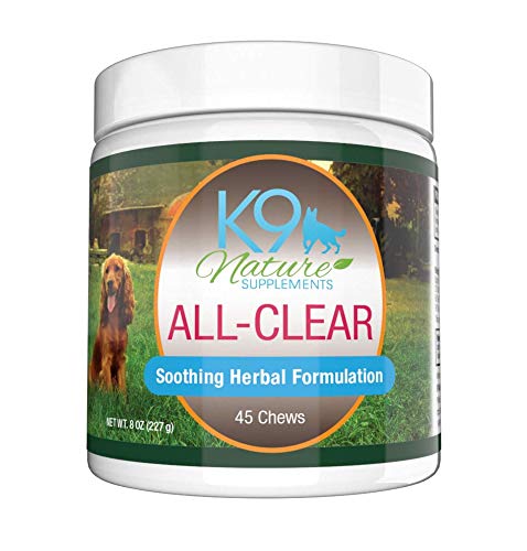 Product Cover Dog Allergy Supplement All-Clear Herbal Anti Itch Treats Provide Natural Relief from Seasonal Allergies Reducing Constant Scratching & Other Symptoms in Dogs 45 Tasty Soft Chews