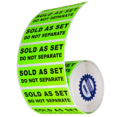 Product Cover Sold as a Set Do Not Separate Labels Stickers by Kenco 3