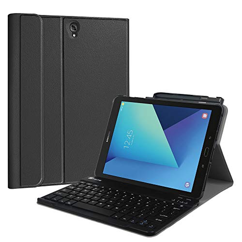 Product Cover Fintie Keyboard Case for Samsung Galaxy Tab S3 9.7, Smart Slim Shell Stand Cover with S Pen Protective Holder Detachable Wireless Bluetooth Keyboard for Tab S3 9.7
