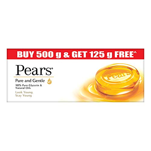 Product Cover Pears Pure and Gentle Bathing Bar, 125g (Buy 4 Get 1 Free)