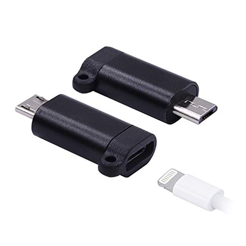 Product Cover iPhone to Android Adapter, HkittyXiong Apple Lightning to Micro USB Cable Adaptor Charge Sync Connector for Smartphone, Tablet, GPS, Power Bank Through Apple Lighting Cable