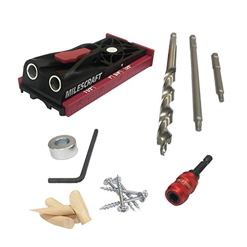 Product Cover Milescraft 1323 PocketJig200 Kit - Complete Pocket Hole Kit with Jig, Bit, Screws and Drivers