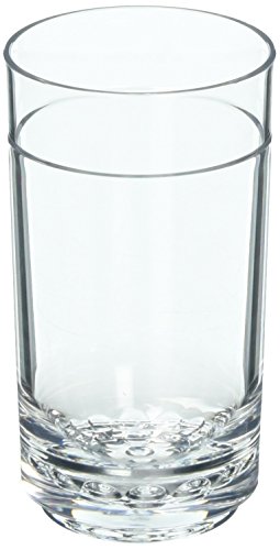 Product Cover Drinique ELT-TA-CLR-4 Elite Tall Unbreakable Tritan Highball Glasses, 14 oz (Set of 4), Clear