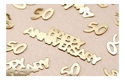 Product Cover Wedding Party Gold 50th Anniversary Confetti For Decorations Table