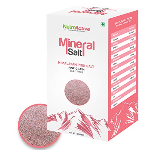 Product Cover NutroActive Mineral Himalayan Pink Salt Fine Grain (0.5-1 mm), 350 g