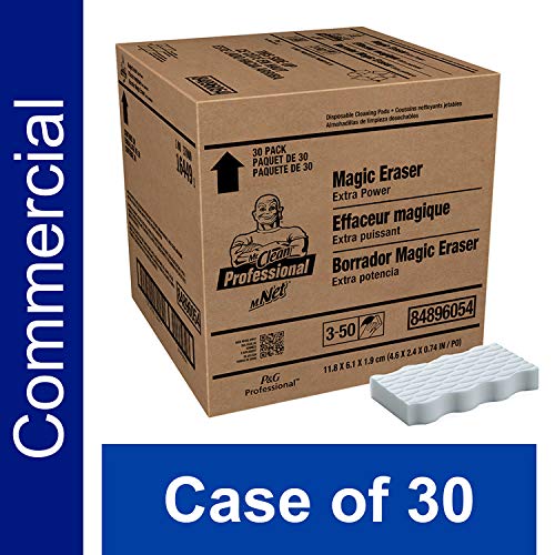 Product Cover P&G Professional Magic Eraser from Mr. Clean Professional, Bulk Extra Power Multi-Purpose Cleaning Pads (Case of 30) - 10037000164491