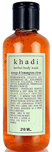 Product Cover Khadi Herbal Orange and Lemongrass Citrus Body Wash- 420 ml