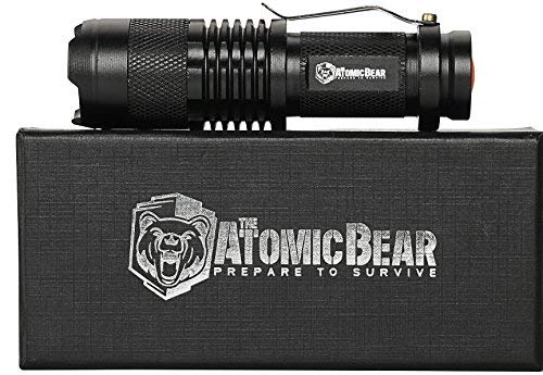 Product Cover Tactical Flashlight - Small and Powerful Pocket Size LED Flashlight to Dominate The Darkness - Self Defense - Zoomable - Water Resistant Gear