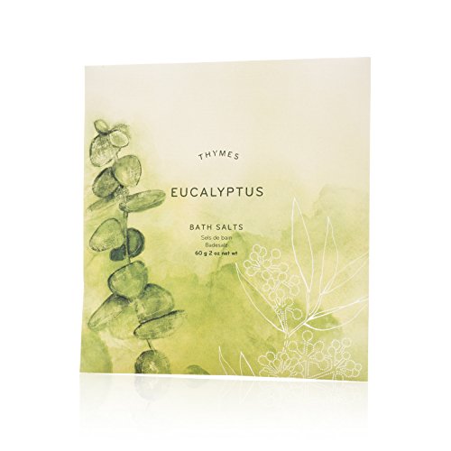Product Cover Thymes - Eucalyptus Bath Salts - Soothing Combination of Epsom and Sea Salt for Relaxing Bath Soak - 2 oz