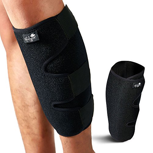 Product Cover Calf Support Brace 1 Pack, Adjustable Shin Splint Compression Calf Wrap
