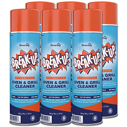 Product Cover Diversey Break-Up Professional Oven & Grill Cleaner, Aerosol, 19 oz. (6 Pack)