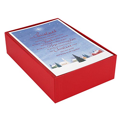 Product Cover Hallmark Boxed Christmas Cards, Church Blessings (40 Cards and 40 Envelopes)