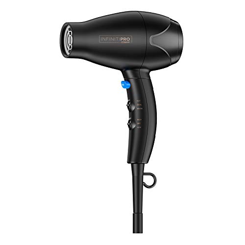 Product Cover INFINITIPRO BY CONAIR Mighty Mini Compact Lightweight Professional Power Hair Dryer with AC Motor, Black