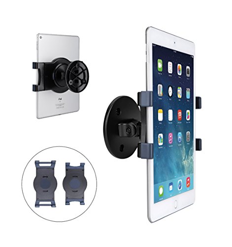 Product Cover AboveTEK iPad Wall Mount, Swivel 360° Rotating Tablet Holder w/Two Brackets to Fit 6-13