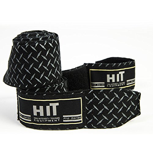 Product Cover HIT PRO BOXING HAND WRAPS Black (180inch) is an Official Sponsor of Many UFC Fighters and Pro Boxing Champions