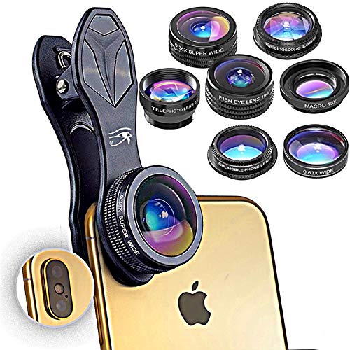 Product Cover RETINA LENS Pro Kit for Any iPhone & Android Models - Wide Angle - Macro - Fish Eye - Zoom Lenses