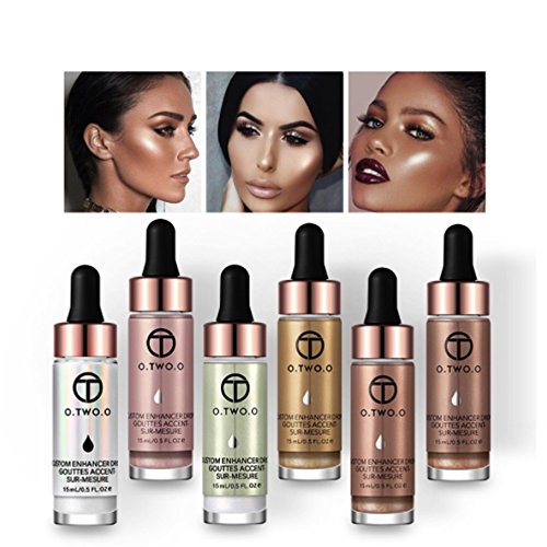 Product Cover 3 PC Cover Enhancer Metallic Highlighter Drops-bring a highlighting, strobing, or bronzing effect (Set 2-Highlighter Bronzer 4-6)