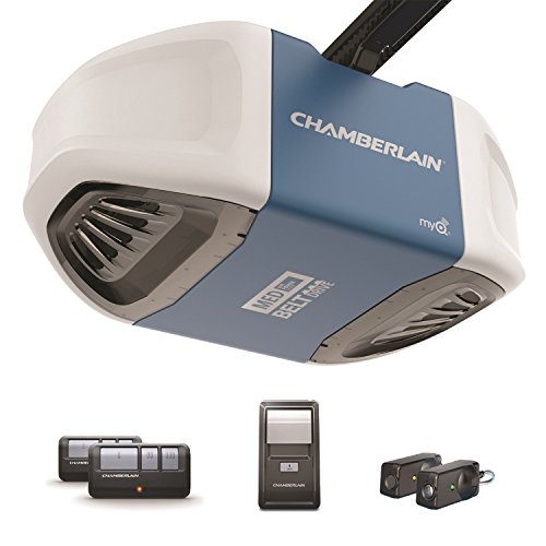 Product Cover Chamberlain Group B503 Ultra-Quiet & Strong Belt Drive Garage Door Opener with MED Lifting Power, Blue
