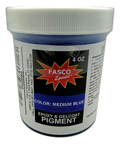 Product Cover Medium Blue Pigment for Epoxy Resin, Gelcoat, Paint - 4 oz
