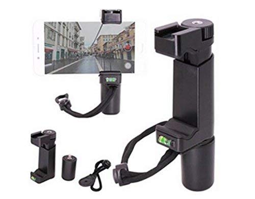 Product Cover Octo Mounts | F-Mount Mobile Smartphone Camera Grip Holder Handle Rig Monopod with Tripod Mount and Cold Shoe Mount for Filming Video on Most Smartphones - iPhone, iPhone Plus, Galaxy, Android