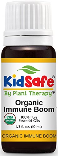 Product Cover Plant Therapy Kidsafe Immune Boom Organic Synergy Essential Oil 10 mL (1/3 oz) 100% Pure, Undiluted, Therapeutic Grade