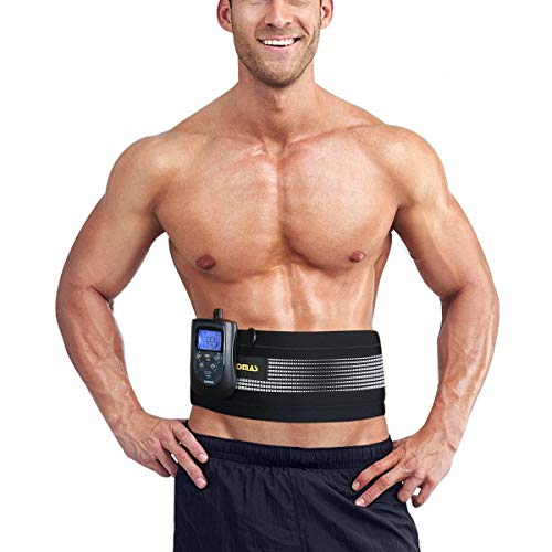 Product Cover DOMAS Ab Belt Abs Stimulator Electronic Abdominal Muscle Stimulator Toning Belt for Men and Women