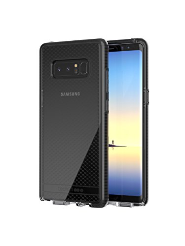 Product Cover tech21 - Phone Case Compatible with Samsung Note8 - Evo Check - Smokey/Black