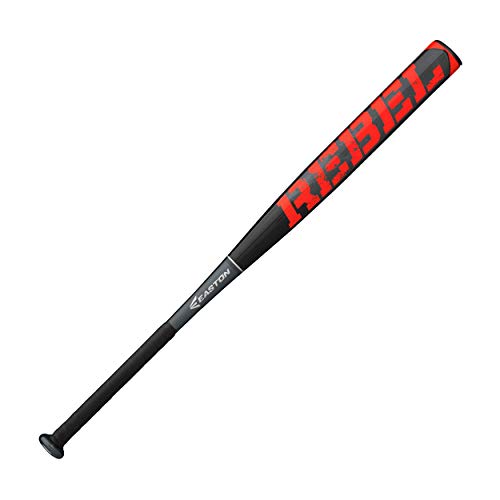Product Cover Easton Rebel Slowpitch Softball Bat | 33 inch / 26 oz | 2020 | 1 Piece Aluminum | Power Loaded | ALX50 Military Grade Aluminum Alloy | 12 inch Barrel | Certification: Approved for All Fields