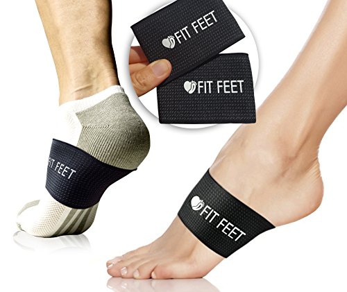 Product Cover Plantar Fasciitis Support Braces - Fast Foot Pain Relief - More Effective & Easier to Use Than Traditional Night Splints, Orthotics, Taping, Socks & Insoles - 2 Pairs - 1 Size Fits Most