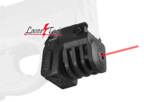 Product Cover LaserTac TM-R Rechargeable RED Laser Sight for Subcompact Pistols & Compact Handguns - Fits Springfield XD XD-S XDM S&W M&P Beretta PX-4 Taurus Millenium Walther PPQ PPS PPX PK380 Ruger SR9C