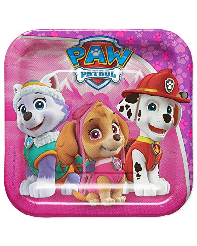 Product Cover American Greetings Pink Paw Patrol Party Supplies, Paper Plates (40-Count)