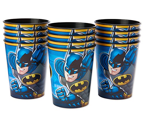 Product Cover American Greetings Batman Party Supplies, Plastic Party Cups (12-Count)