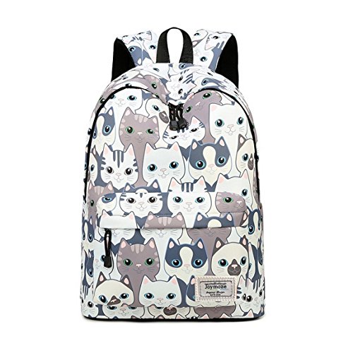 Product Cover Joymoze Leisure Backpack for Girls Teenage School Backpack Women Backpack Purse (Cat)