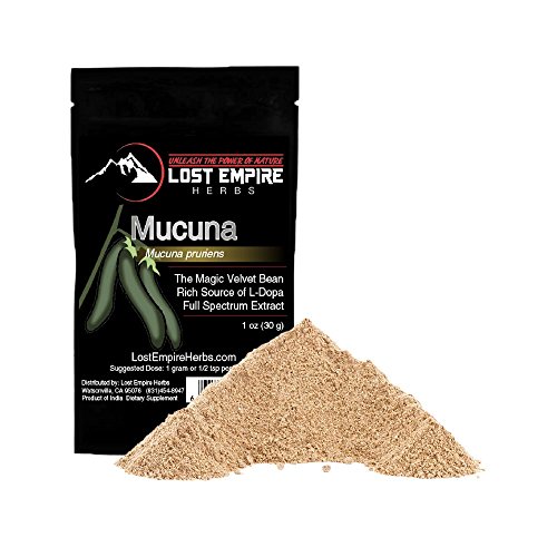 Product Cover LostEmpireHerbs Organic Mucuna Pruriens (30g Bag of Powdered Extract)