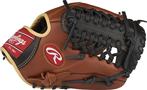Product Cover Rawlings Sandlot Series Leather Modified Trap-Eze Web Baseball Glove, 11-3/4