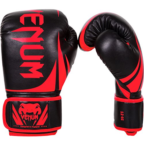 Product Cover Venum Challenger 2.0 Boxing Gloves - Black/Red - 16-Ounce