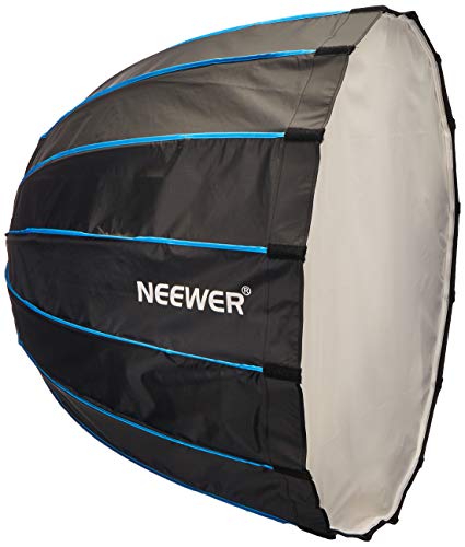 Product Cover Neewer Hexadecagon Softbox 36 inches/90 Centimeters with Blue Rim and Bowens Mount, Portable and Quick Folding Softbox Diffuser for Photography Speedlites Flash Monolight and More