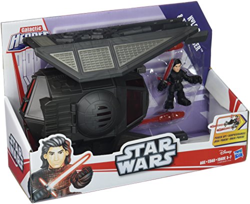 Product Cover Galactic Heroes Star Wars The Last Jedi Kylo Ren and Tie Silencer Vehicle