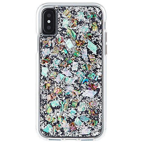 Product Cover Case-Mate iPhone X Case - KARAT - Real Mother of Pearl - Slim Protective Design - Apple iPhone 10 - Mother of Pearl