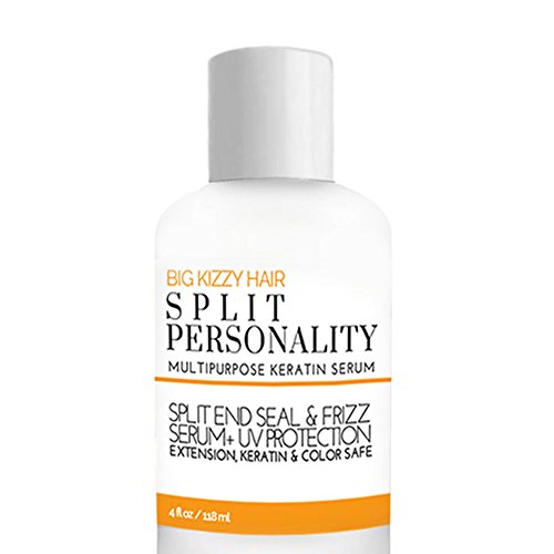 Product Cover Big Kizzy Split Personality- Keratin Infused Split End Seal & Frizz Serum, Weightless Cuticle Seal and UV Protectant, Keratin Treatment safe, Strengthens and Nourishes.