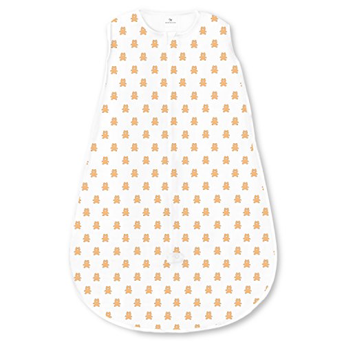 Product Cover Amazing Baby Cotton Sleeping Sack with 2-Way Zipper, Tiny Bear, Butterum, Large