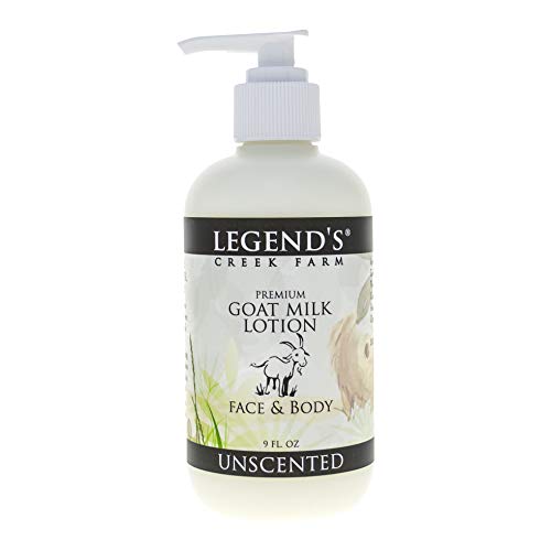 Product Cover Unscented Goat Milk Lotion - 9 Oz Bottle - Paraben Free, Gentle & Natural For Sensitive Skin - Certified Cruelty Free...