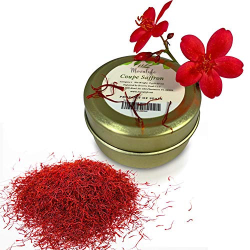 Product Cover Coupe Spanish Saffron (2 grams) - Category 1 Pure Azafran Filaments (Unmatched Aroma for your Paella and Great Gift for Anyone who Enjoys Cooking and Entertaining)