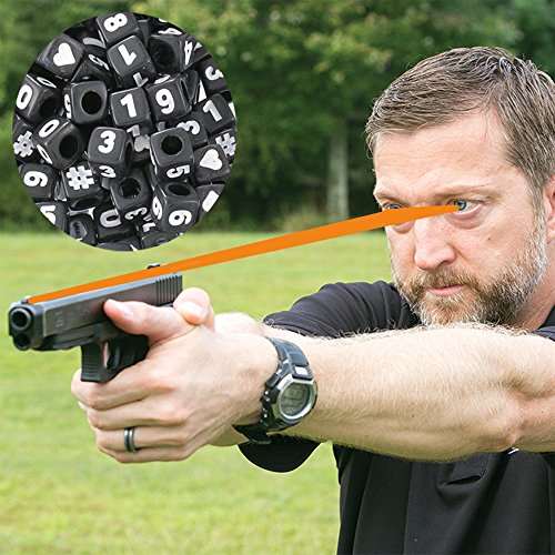Product Cover Chris Sajnog Advanced Focus String - Firearms Vision Training Tool - Train Your Eyes at Home, to Shoot Faster with Both Eyes Open + Free Online Video Instructions with Navy Seal Sniper Instructor