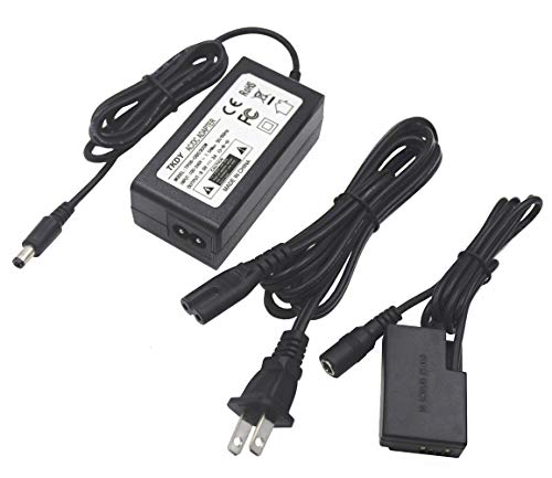 Product Cover ACK-E18 AC Power Adapter Charger DR-E18 DC Coupler Kit TKDY (Replace LP-E17 Battery) for Canon EOS Rebel T6i T6s SL2 SL3 T7i 750D 760D 800D 77D 200D 250D Kiss X8i 8000D Cameras (Fully Decoded).