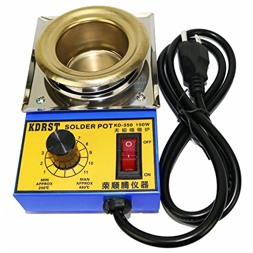 Product Cover Twinkle Bay 50mm Lead Free Solder Pot with 500g Capactity for Welding and Soldering Bath, 110V 150W