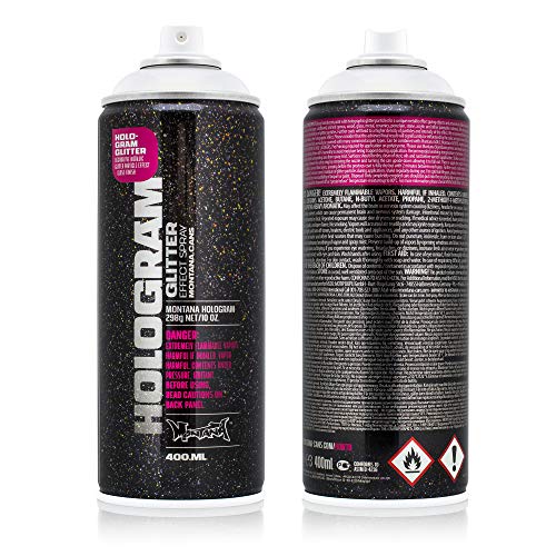 Product Cover Montana Cans MXE-463051 Montana Effect 400 ml Hologram Glitter Color, Clear Spray Paint