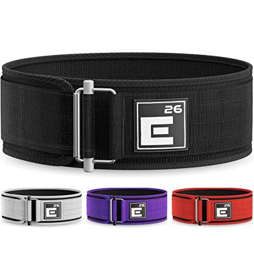 Product Cover Element 26 Self-Locking Weight Lifting Belt | Premium Weightlifting Belt for Serious Crossfit, Power Lifting, and Olympic Lifting Athletes (Large, Black)
